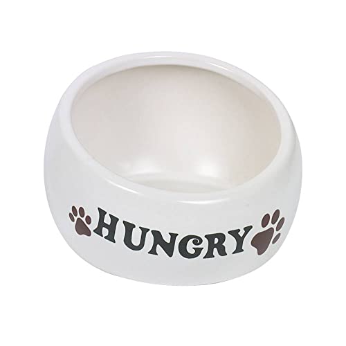 Nobby Keramik Napf Hungry, creme, Ø 16,0 x 6,0 cm, 1,00 l, 1 Stück von Nobby