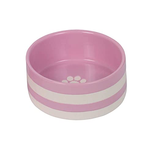 Nobby Keramik Napf Strio, rosa/creme, Ø 15,0 x 6,0 cm, 0,60 l, 1 Stück von Nobby