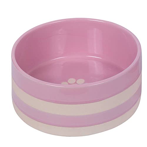 Nobby Keramik Napf Strio, rosa/creme, Ø 21,0 x 8,5 cm, 2,00 l, 1 Stück von Nobby