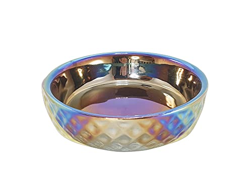 Nobby Keramik Schale Gold Rainbow, regenbogenfarben-gold Ø 14 x 4 cm, 0,25 l, 1 Stück Nobby Keramik Schale Gold Rainbow, regenbogenfarben-gold Ø 14 x 4 cm, 0,25 l, 1 Stück von Nobby