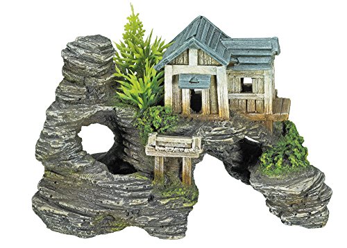 Nobby Aqua Ornaments "FELS MIT HAUS" MIT PFLANZEN 16,0 x 10,0 x 10,5 cm Nobby Aqua Ornaments "FELS MIT HAUS" MIT PFLANZEN 16,0 x 10,0 x 10,5 cm von Nobby