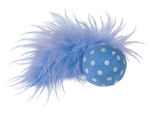 Nobby Ball mit Rassel, mit Feder 4 cm von Nobby