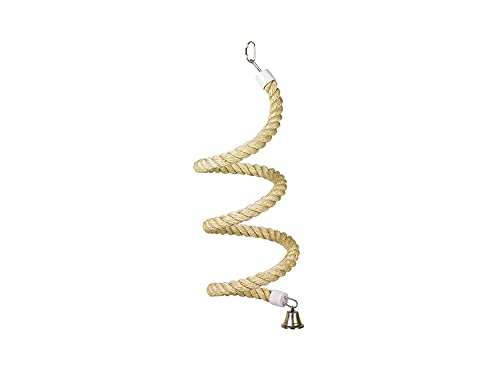 Nobby Vogelspielzeug, Sisal-Spirale für Papageien, Großsittiche und Sittiche, Natur, Medium Breeds Nobby Vogelspielzeug, Sisal-Spirale für Papageien, Großsittiche und Sittiche, Natur, Medium Breeds von Nobby