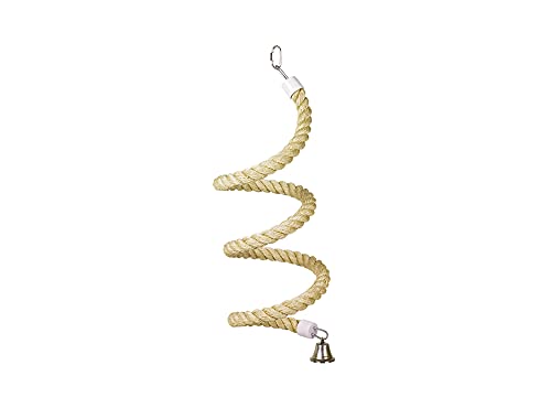 Nobby 31614 Cage Toy, Sisal Seil Spirale natur mittel von Nobby