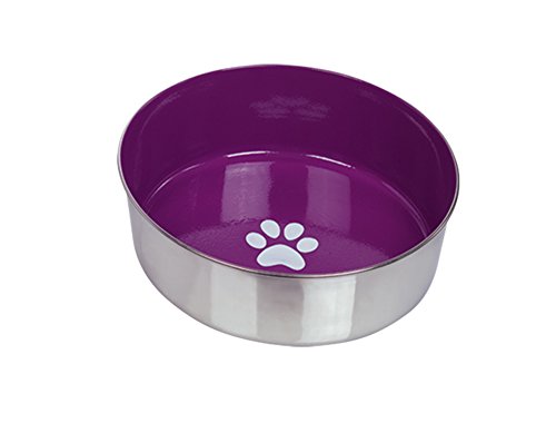 Nobby Edelstahlnapf HEAVY PAW, rutschfest lila Ø 24,0 cm 2,70 ltr. Nobby Edelstahlnapf HEAVY PAW, rutschfest lila Ø 24,0 cm 2,70 ltr. von Nobby