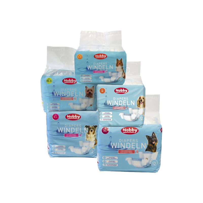 Nobby Einwegwindeln für Hündinnen - XS-S Nobby Einwegwindeln für Hündinnen - XS-S von Nobby