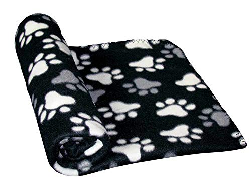 Nobby Fleece Plaid Pippa Classic schwarz L x B: 50 x 75 cm Nobby Fleece Plaid Pippa Classic schwarz L x B: 50 x 75 cm von Nobby