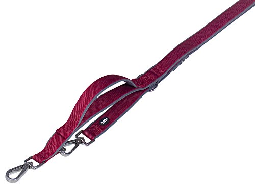 Nobby Führleine mit Kurzführer Classic Preno Royal, rot L: 200 cm, B: 25/35 cm, 1 Stück von Nobby