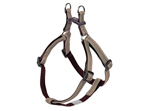 Nobby Geschirr Soft Grip, beige/Chocolate Brust: 60/86 cm, B: 25 mm, 1 Stück von Nobby