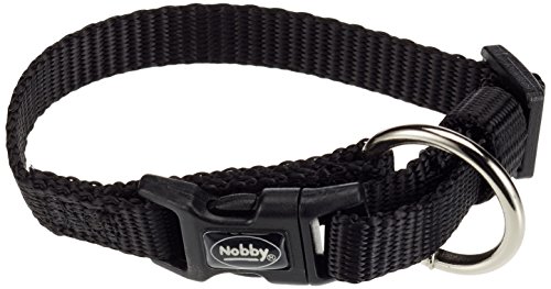 Nobby Halsband Classic, schwarz L: 13-20 cm, B: 10 mm, 1 Stück von Nobby