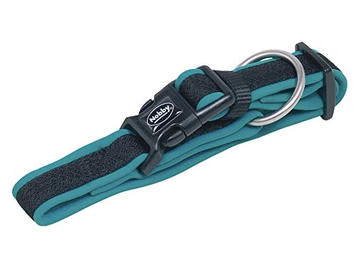 Nobby Halsband Mesh Preno, türkis L: 25-35 cm, B: 15/20 mm, 1 Stück von Nobby