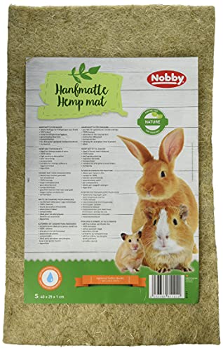 Nobby Hanfmatte für Hamster Nager, 40 x 25 x 1 cm, 1 Stück von Nobby