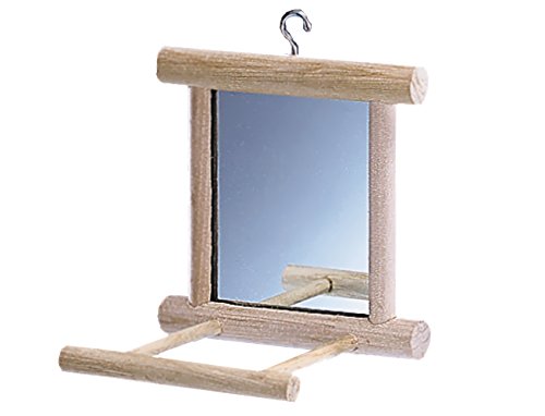 Nobby Holzspiegel mit Landeplatz, 10 x 10 x 10 cm, 1 Stück Nobby Holzspiegel mit Landeplatz, 10 x 10 x 10 cm, 1 Stück von Nobby