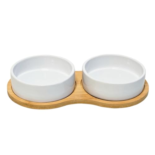 Nobby Hunde Futterbar Holz BAMBASSO M 34 x 17,5 x 5,5 cm, 2 Näpfe Ø15x4,5 cm, 2x400 ml Nobby Hunde Futterbar Holz BAMBASSO M 34 x 17,5 x 5,5 cm, 2 Näpfe Ø15x4,5 cm, 2x400 ml von Nobby
