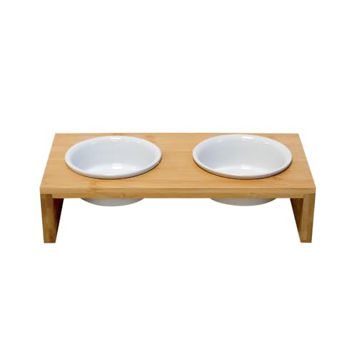Nobby Hunde Futterbar Holz erhöht ILUS S 28 x 14 x 7 cm, 2 Näpfe Ø10,5x4 cm, 2x150 ml Nobby Hunde Futterbar Holz erhöht ILUS S 28 x 14 x 7 cm, 2 Näpfe Ø10,5x4 cm, 2x150 ml von Nobby