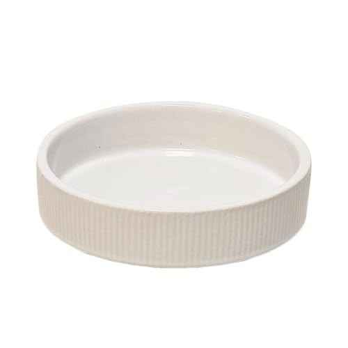 Nobby Hunde Keramik Napf Rilla weiß Ø 13,5 x 3,5 cm, 300 ml von Nobby