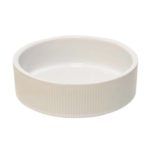 Nobby Hunde Keramik Napf Rilla weiß Ø 14 x 4,5 cm, 400 ml Nobby Hunde Keramik Napf Rilla weiß Ø 14 x 4,5 cm, 400 ml von Nobby