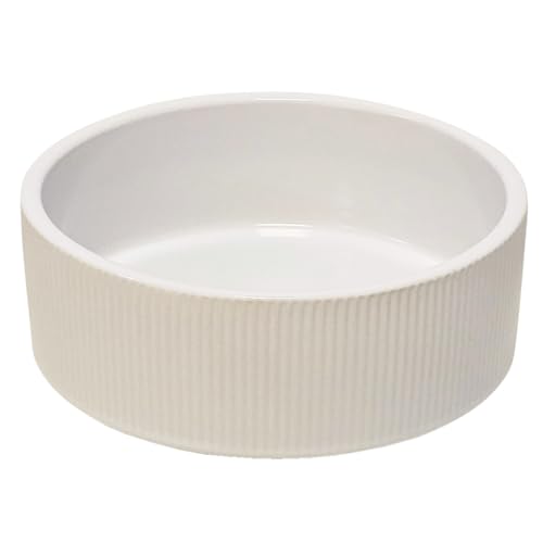 Nobby Hunde Keramik Napf Rilla weiß Ø 16 x 6 cm, 650 ml von Nobby