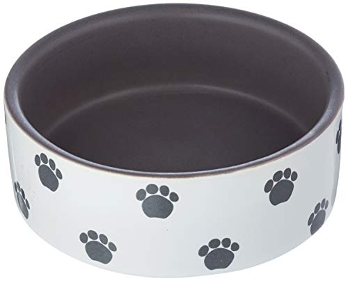 Nobby Hunde Keramiknapf PATA, creme / grau Ø12,0 X 4,5 cm, 1 Stück von Nobby