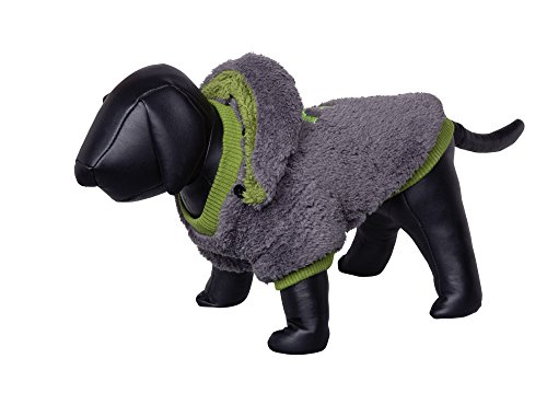 Nobby Hundemantel "TEDDY" grau / grün 26 cm von Nobby