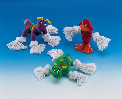 Nobby Hundespielzeug Latex Tiere mit Seil 12-14 cm Nobby Hundespielzeug Latex Tiere mit Seil 12-14 cm von Nobby