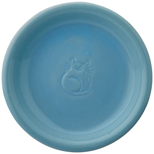 Nobby Katzen Keramik Milchschale, hellblau, Ø14 x 2 cm, 0,1 ltr. von Nobby