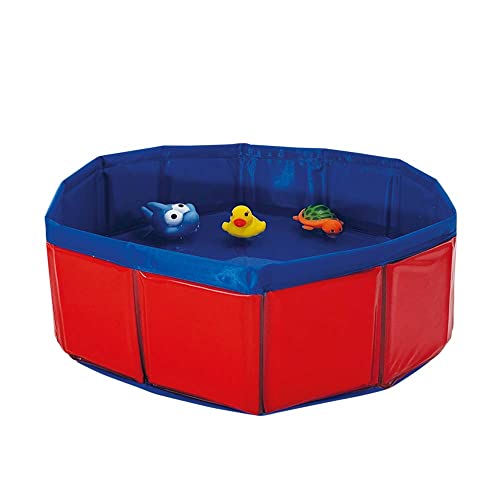 Nobby Katzen Spielpool mit Spielzeug rot/blau; Ø 30 x 11 cm Nobby Katzen Spielpool mit Spielzeug rot/blau; Ø 30 x 11 cm von Nobby
