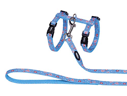 Nobby Katzengarnitur Heart Light Blue hellblau Nobby Katzengarnitur Heart Light Blue hellblau von Nobby