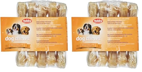 Nobby Kauknochen gepresst, 1 Packung (5 x 40 g), 11,5 cm (Packung mit 2) von Nobby