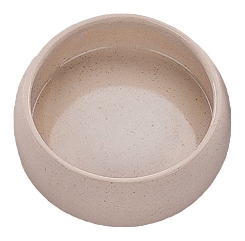 Nobby Keramik Futtertrog 125 ml, Creme, Ø 8 x 4,5 cm, 1 Stück von Nobby