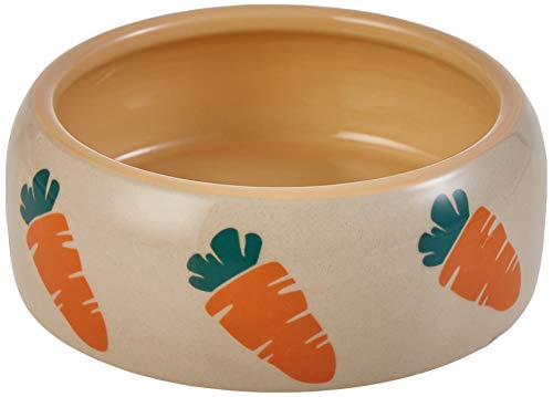 Nobby Keramik Futtertrog CARROT, beige/orange,500 ml,1 Stück von Nobby