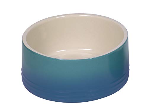 Nobby Keramik Napf Gradient, blau Ø 18 x 7 cm, 1,10 l, 1 Stück von Nobby