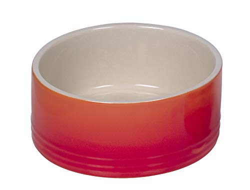 Nobby Keramik Napf Gradient, orange Ø 18 x 7 cm, 1,10 l, 1 Stück von Nobby