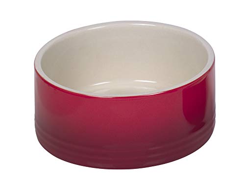 Nobby Keramik Napf Gradient, rot Ø 18 x 7 cm, 1,10 l, 1 Stück von Nobby