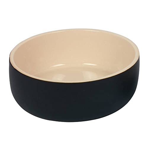 Nobby Keramik Napf Kaunis, schwarz/creme, Ø 24,0 x 8,0 cm, 2,40 l, 1 Stück Nobby Keramik Napf Kaunis, schwarz/creme, Ø 24,0 x 8,0 cm, 2,40 l, 1 Stück von Nobby