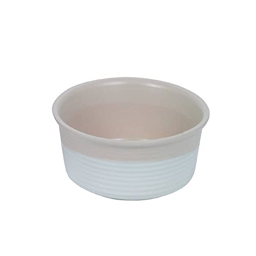 Nobby Keramik Napf Neta, weiß/creme, Ø 17,0 x 7,5 cm, 0,85 l, 1 Stück von Nobby