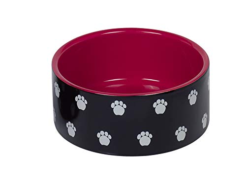 Nobby Keramik Napf Pata, schwarz/rot Ø 15 x 6 cm, 0,55 l, 1 Stück Nobby Keramik Napf Pata, schwarz/rot Ø 15 x 6 cm, 0,55 l, 1 Stück von Nobby