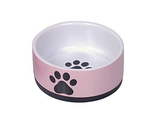 Nobby Keramik Napf Paw, pink Ø 14 x 6,5 cm, 0,4 l, 1 Stück von Nobby