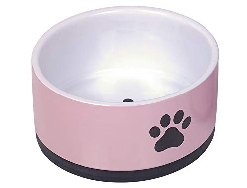 Nobby Keramik Napf Paw, pink Ø 17 x 8 cm, 1,10 l, 1 Stück von Nobby