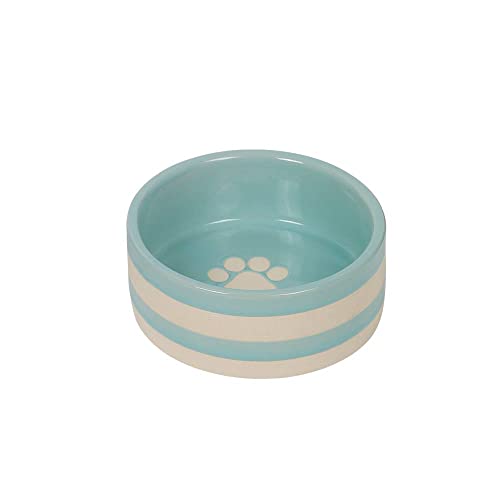 Nobby Keramik Napf Strio, mint/creme, Ø 12,0 x 5,5 cm, 0,35 l, 1 Stück Nobby Keramik Napf Strio, mint/creme, Ø 12,0 x 5,5 cm, 0,35 l, 1 Stück von Nobby