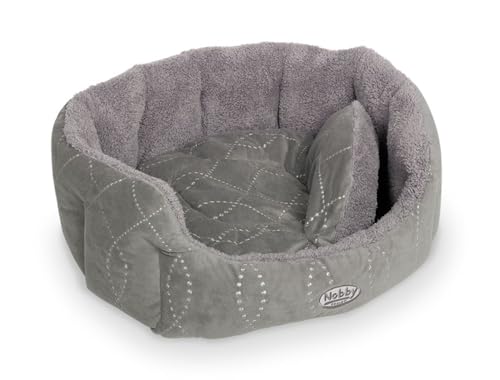 Nobby Komfort Bett oval "CENO" grau / grau L x B x H: 86 x 70 x 24 cm Nobby Komfort Bett oval "CENO" grau / grau L x B x H: 86 x 70 x 24 cm von Nobby