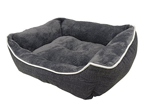 Nobby Komfortbett eckig Classic "ARNO" grau L x B x H: 73 x 59 x 18 cm von Nobby