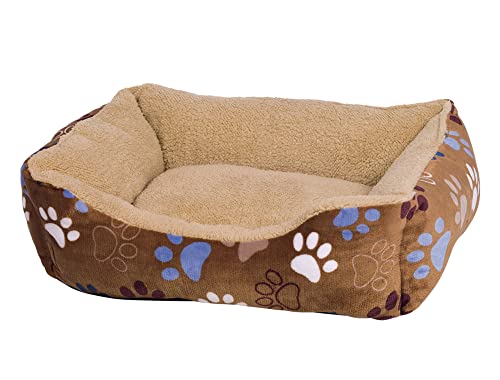 Nobby Komfortbett eckig Classic Lissi hellgrau 60 x 50 x 18 cm von Nobby