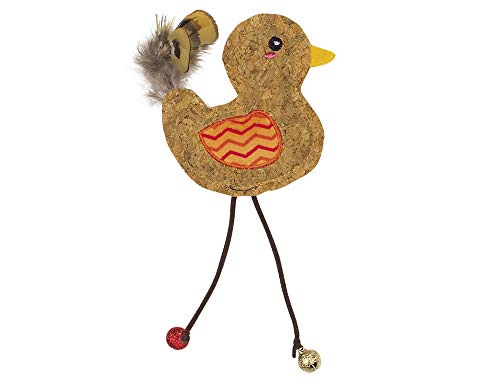 Nobby Kork Vogel mit Catnip orange 17 cm Nobby Kork Vogel mit Catnip orange 17 cm von Nobby