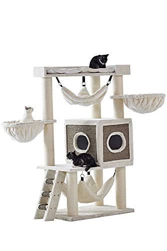 Nobby Kratzbaum Juan Cream; 80 x 50 x 166 cm von Nobby