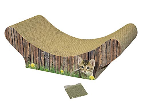 Nobby Kratzbrett aus Karton Wave 47 x 21 x 17 cm Nobby Kratzbrett aus Karton Wave 47 x 21 x 17 cm von Nobby