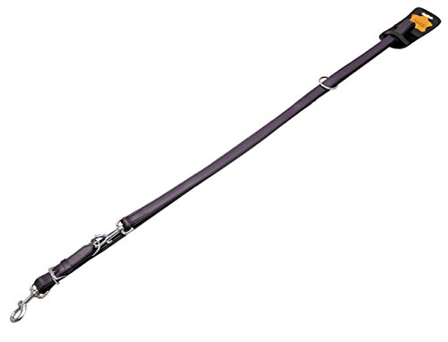 Nobby 78422-38 Hundeführleine CUSTAILO aus Leder, Länge 200 cm, Breite 22 mm, lila/schwarz Nobby 78422-38 Hundeführleine CUSTAILO aus Leder, Länge 200 cm, Breite 22 mm, lila/schwarz von Nobby