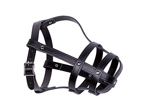 Nobby Leder Maulkorb schwarz; Größe 6; 26/44 cm Nobby Leder Maulkorb schwarz; Größe 6; 26/44 cm von Nobby