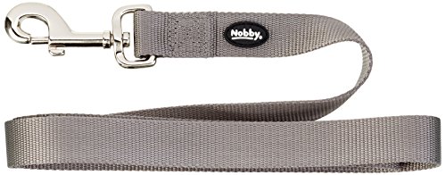 Nobby Leine Classic, mausgrau L: 120 cm, B: 25 mm, 1 Stück von Nobby