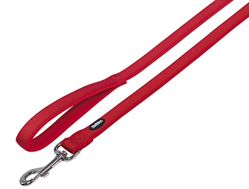 Nobby Leine Classic Preno, rot / rot L: 120 cm, B: 25/35 mm, 1 Stück von Nobby